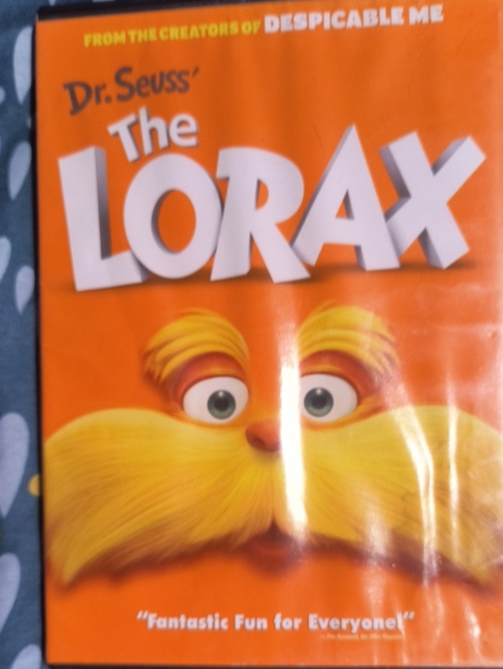 Universal The Lorax DVD - Orange and Yellow Cover